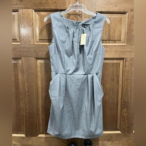 Forever 21 Women’s Gray Sleeveless Pencil Dress, Pockets, Size Medium NWT